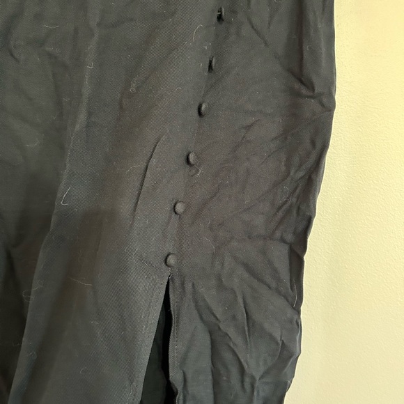 Black Slit Skirt - Picture 2 of 4